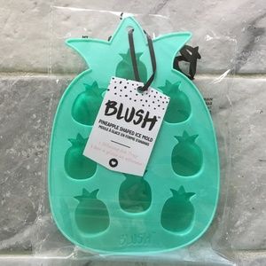 Blush Pineapple Shaped Ice Cubes